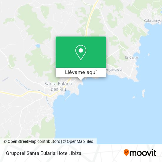 Mapa Grupotel Santa Eularia Hotel