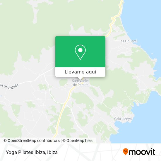 Mapa Yoga Pilates Ibiza