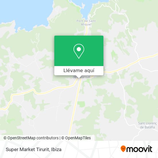 Mapa Super Market Tirurit