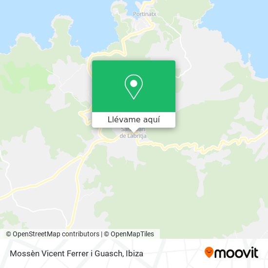 Mapa Mossèn Vicent Ferrer i Guasch