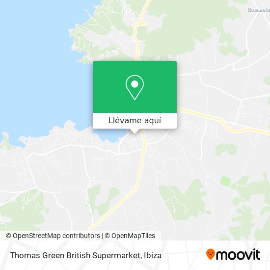 Mapa Thomas Green British Supermarket