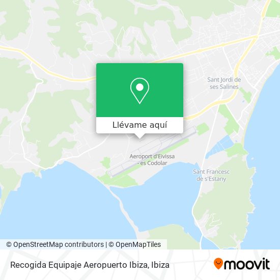 Mapa Recogida Equipaje Aeropuerto Ibiza