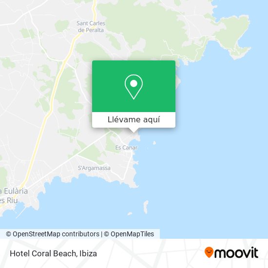 Mapa Hotel Coral Beach