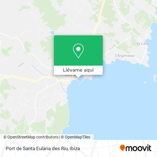 Mapa Port de Santa Eulària des Riu