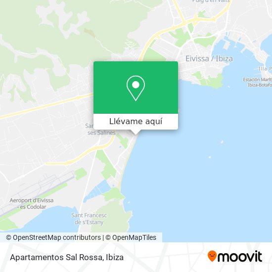 Mapa Apartamentos Sal Rossa