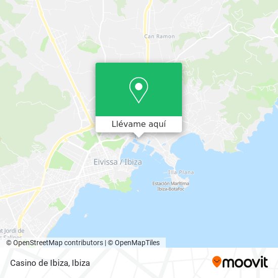 Mapa Casino de Ibiza