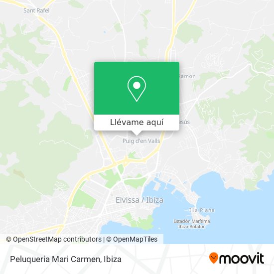 Mapa Peluqueria Mari Carmen