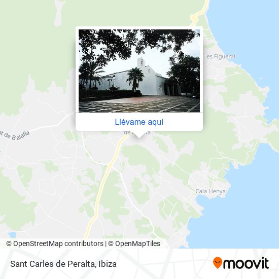 Mapa Sant Carles de Peralta