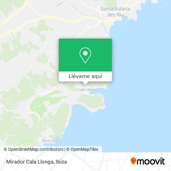 Mapa Mirador Cala Llonga