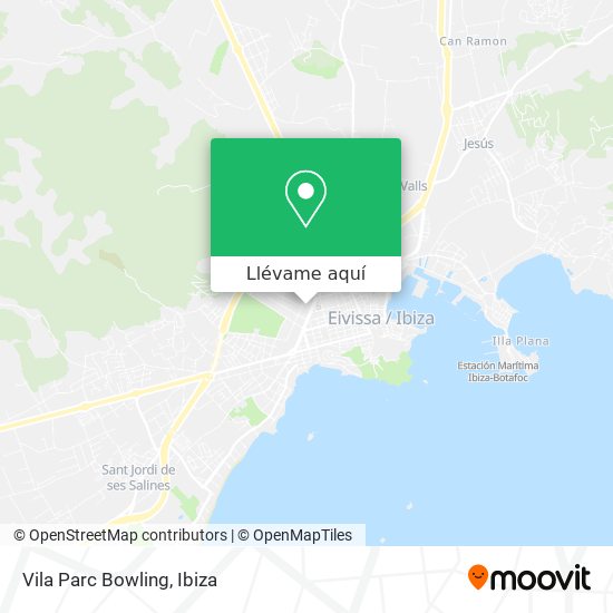 Mapa Vila Parc Bowling