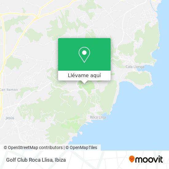 Mapa Golf Club Roca Llisa