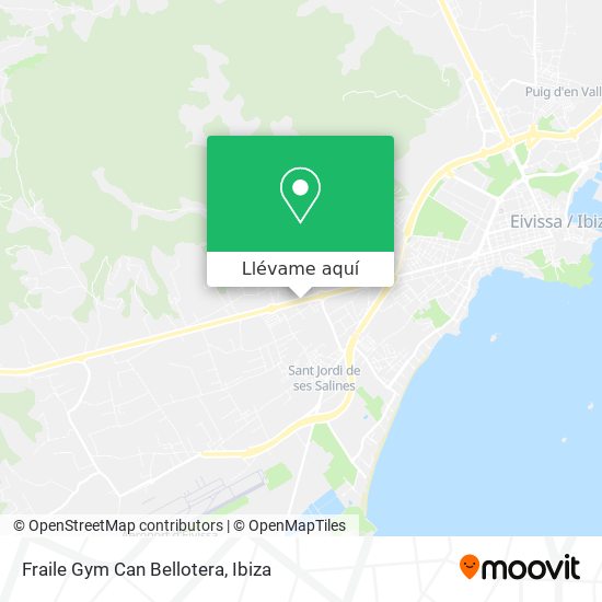 Mapa Fraile Gym Can Bellotera
