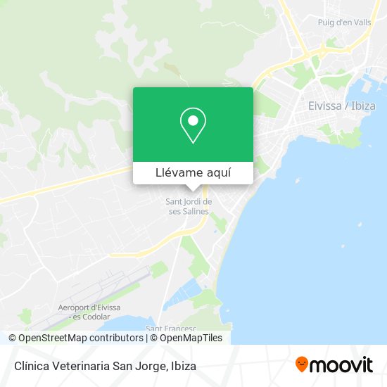 Mapa Clínica Veterinaria San Jorge