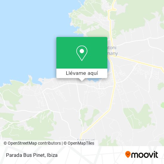 Mapa Parada Bus Pinet
