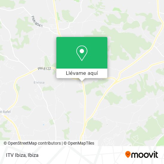 Mapa ITV Ibiza