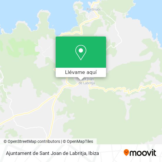 Mapa Ajuntament de Sant Joan de Labritja