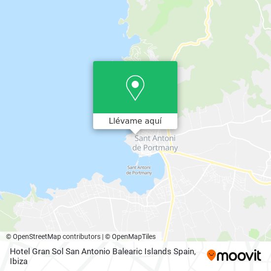 Mapa Hotel Gran Sol San Antonio Balearic Islands Spain