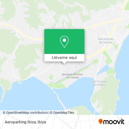 Mapa Aeroparking Ibiza