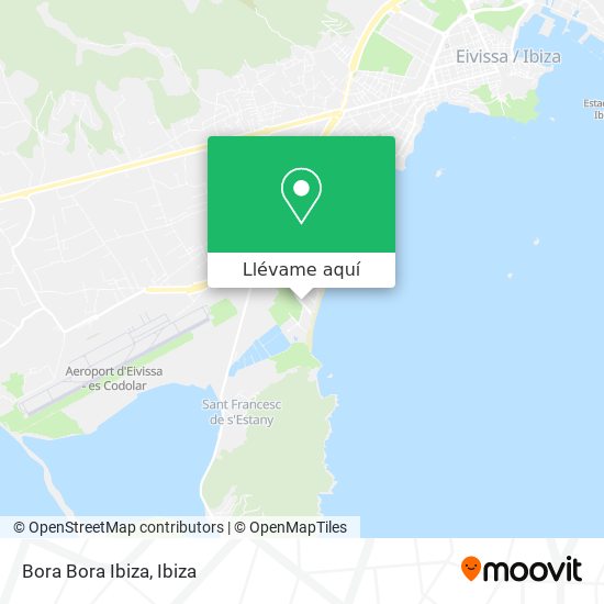 Mapa Bora Bora Ibiza
