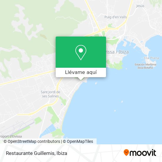 Mapa Restaurante Guillemis