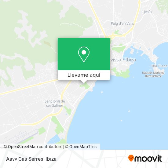 Mapa Aavv Cas Serres