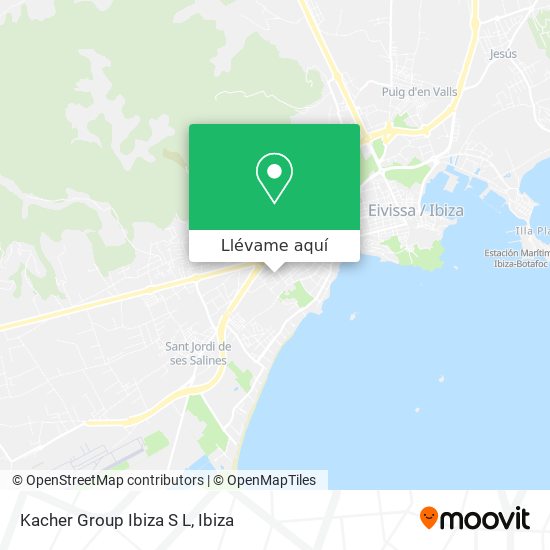 Mapa Kacher Group Ibiza S L