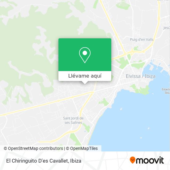 Mapa El Chiringuito D'es Cavallet