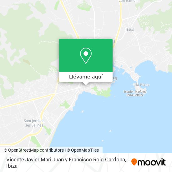 Mapa Vicente Javier Mari Juan y Francisco Roig Cardona