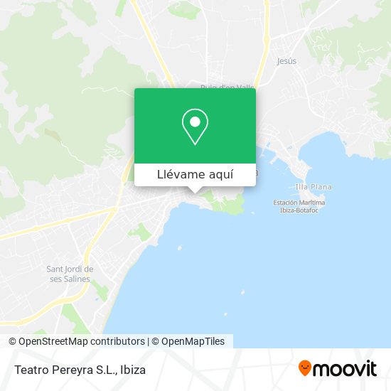 Mapa Teatro Pereyra S.L.