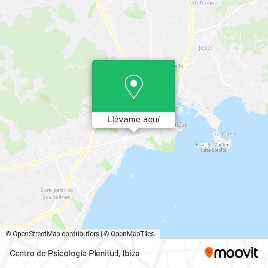 Mapa Centro de Psicología Plenitud