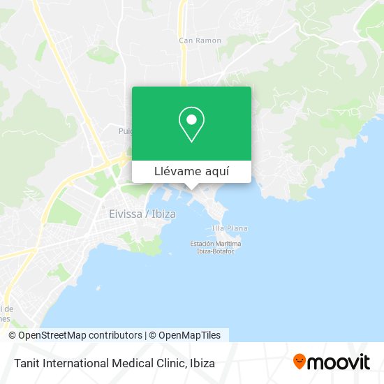 Mapa Tanit International Medical Clinic