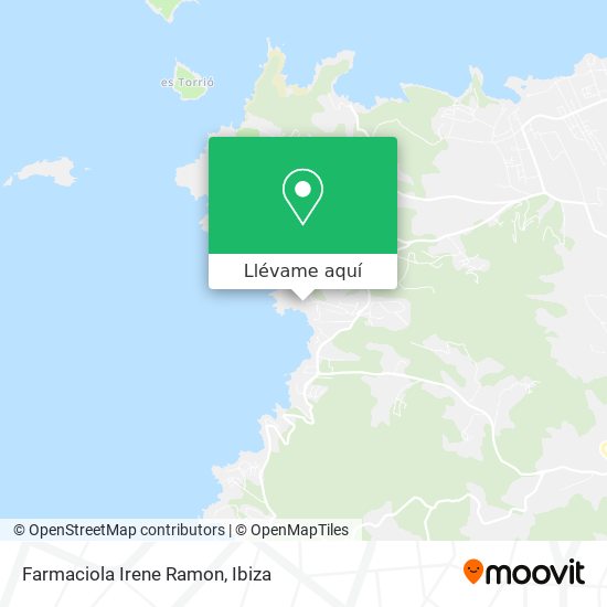 Mapa Farmaciola Irene Ramon