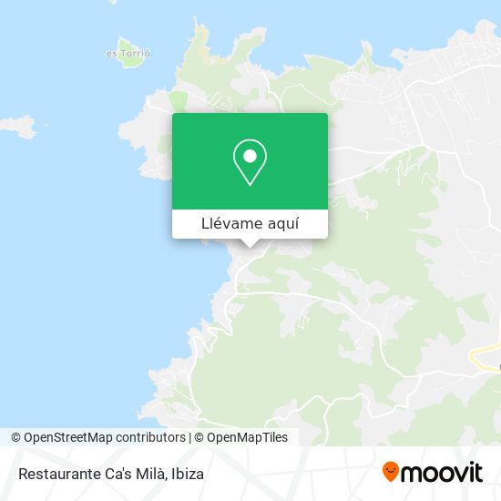 Mapa Restaurante Ca's Milà