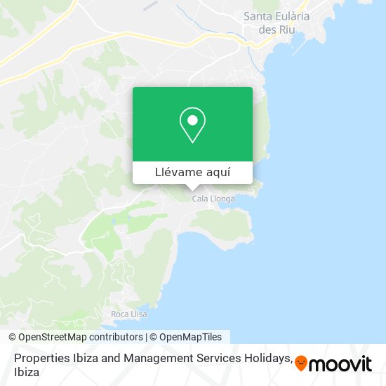 Mapa Properties Ibiza and Management Services Holidays