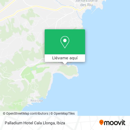 Mapa Palladium Hotel Cala Llonga