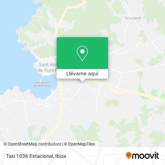 Mapa Taxi 1036 Estacional