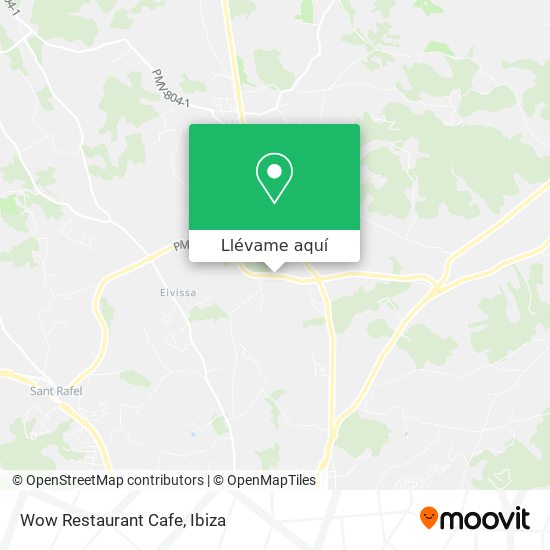 Mapa Wow Restaurant Cafe