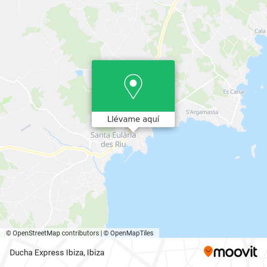 Mapa Ducha Express Ibiza