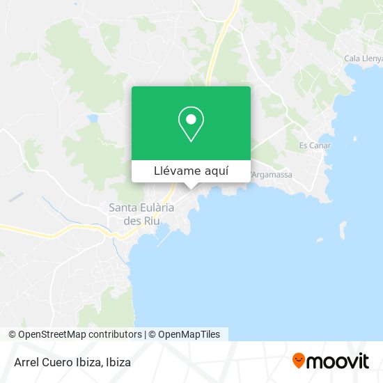 Mapa Arrel Cuero Ibiza