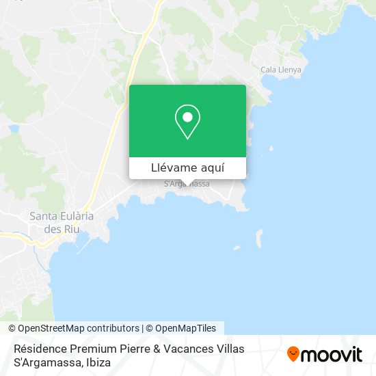 Mapa Résidence Premium Pierre & Vacances Villas S'Argamassa