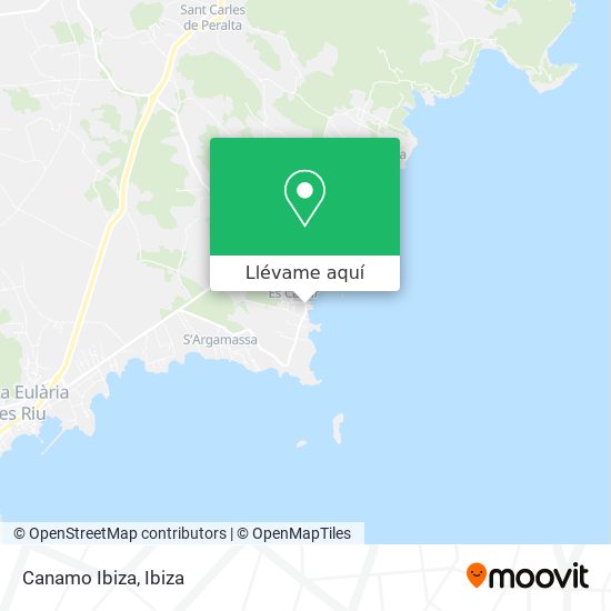 Mapa Canamo Ibiza