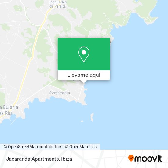 Mapa Jacaranda Apartments