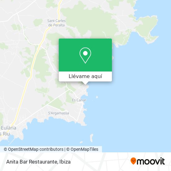 Mapa Anita Bar Restaurante