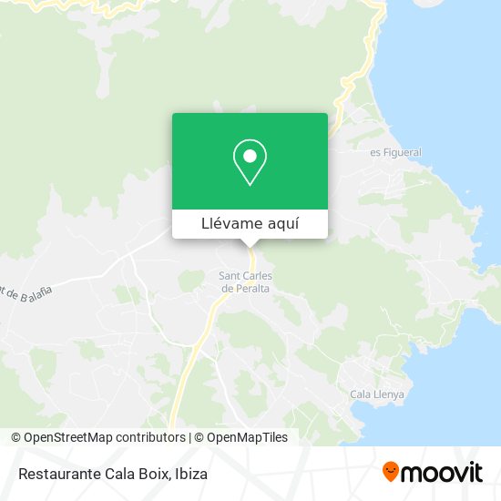 Mapa Restaurante Cala Boix