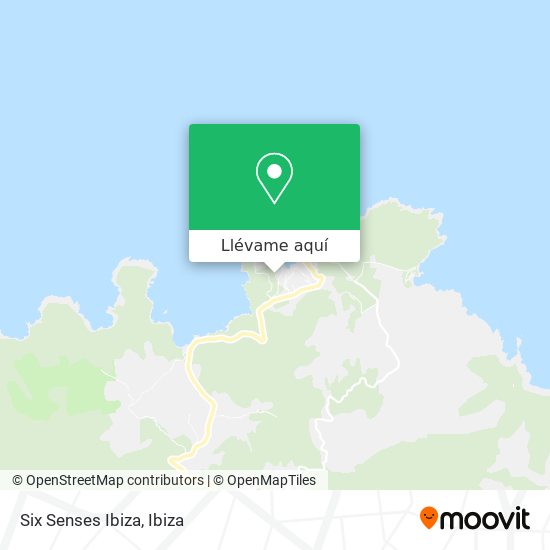 Mapa Six Senses Ibiza