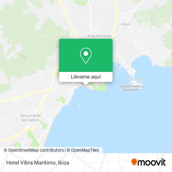 Mapa Hotel Vibra Marítimo