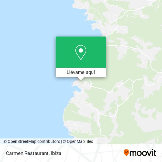 Mapa Carmen Restaurant