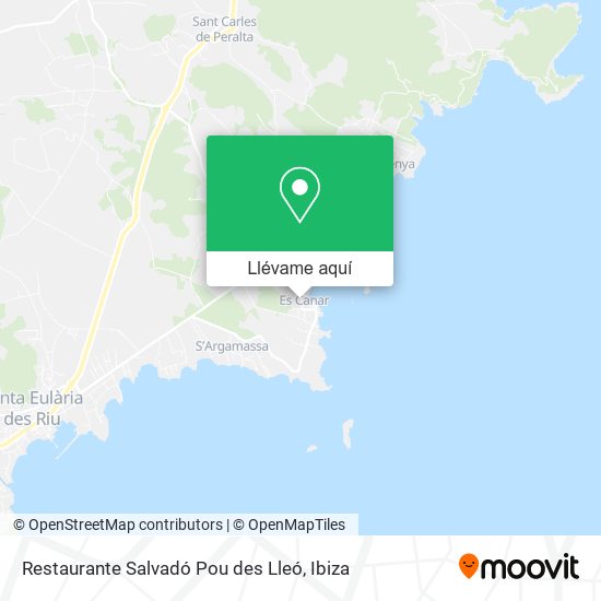 Mapa Restaurante Salvadó Pou des Lleó