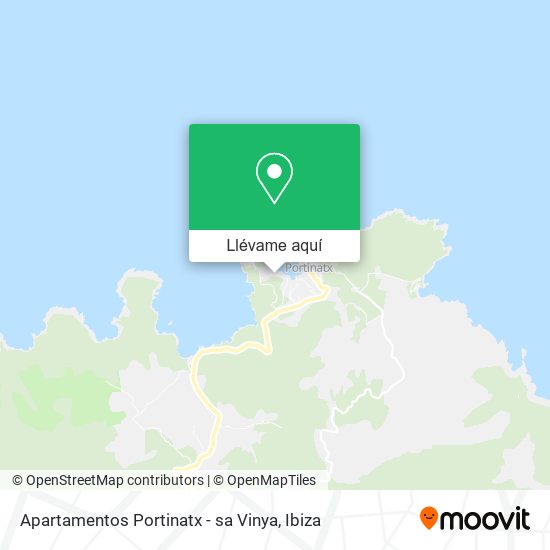 Mapa Apartamentos Portinatx - sa Vinya