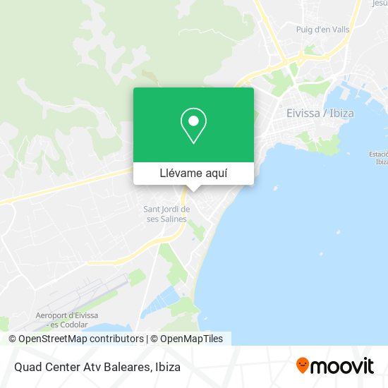 Mapa Quad Center Atv Baleares